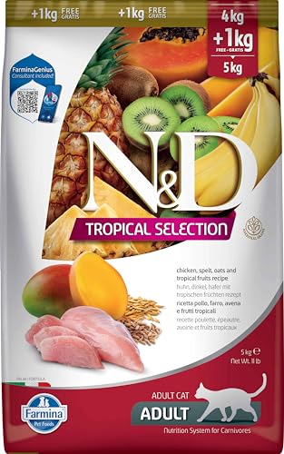 Katzenfutter Farmina ND Cat Tropical Selection Huhn (5 kg) von AMASCOTADOS