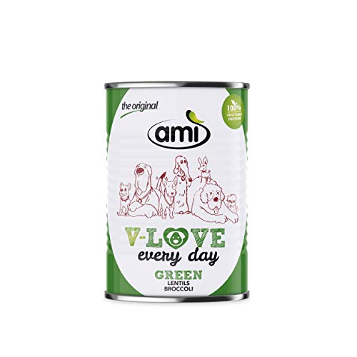 AMI Dog Green Futterkibo für Hunde 100% pflanzliches Protein (12x 400g) von AMÌ