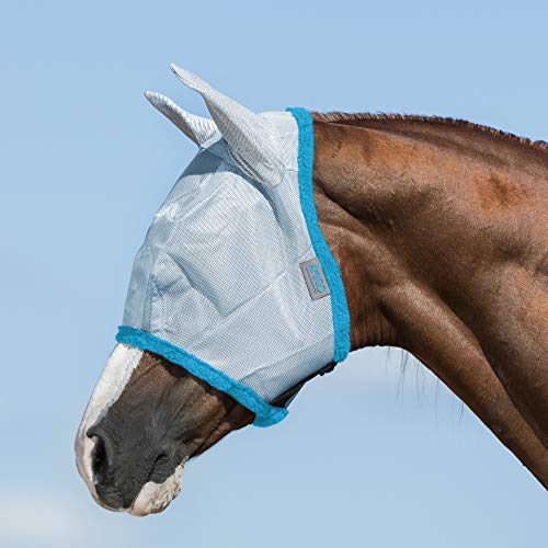 AMIGO Durable Fly Mask Cob Baby Blue Electric Blue von Horseware