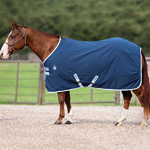 Horseware Amigo Stable Sheet 0g- Navy/Silver von AMIGO