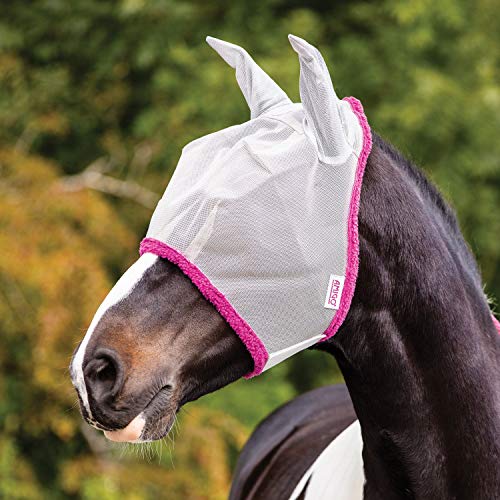 Horseware Fliegenmaske Amigo Fly Mask - silver/purple, Groesse:Small Pony (XS) von Horseware