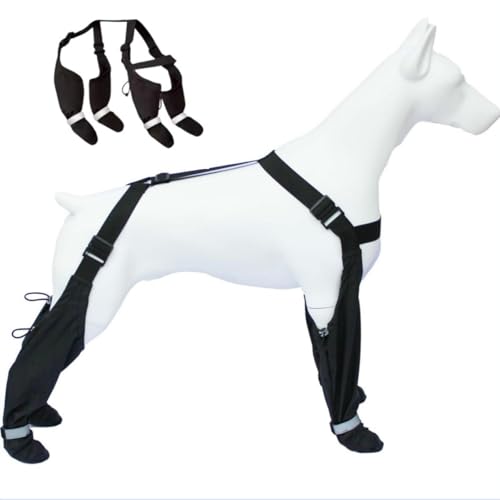 Hunde-Hosenträgerstiefel, Hundestiefel für große Hunde, Hundepfotenstiefel, Leggings, wasserdichte Hundestiefel, rutschfeste Strapsstiefel für Hunde, verstellbare Hundeschuhe, Winter, Schnee, Regen, Hunde-Hosenträgerstiefel, Hundestiefel für große Hunde, Hundepfotenstiefel, Leggings, wasserdichte Hundestiefel, rutschfeste Strapsstiefel für Hunde, verstellbare Hundeschuhe, Winter, Schnee, Regen, von AMIITRY