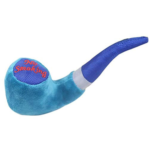 AMILKS Hundespielzeug UnzerstöRbar Hundespielzeug Quitschend Quietschendes Spielzeug für Hunde Welpenspielzeug unzerstörbar Quietschender Hundeball Tobacco Pipe von AMILKS