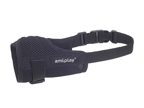 Amiplay Air Verstellbarer Hundemaulkorb - Atmungsaktive, für kleine und große Hunde von Ami Play