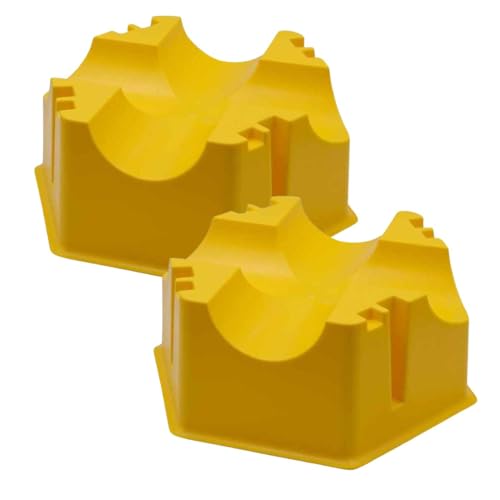 AMKA Cavaletti Block Stangenblock Hindernisblock Stangenhalter Set mit Gewa von AMKA