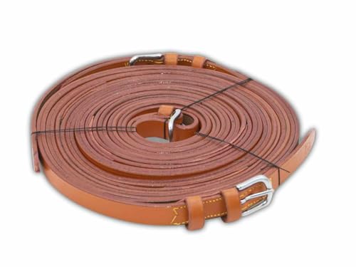 AMKA Einspännerleine Leder 22 mm Hellbraun AMKA Einspännerleine Leder 22 mm Hellbraun von AMKA