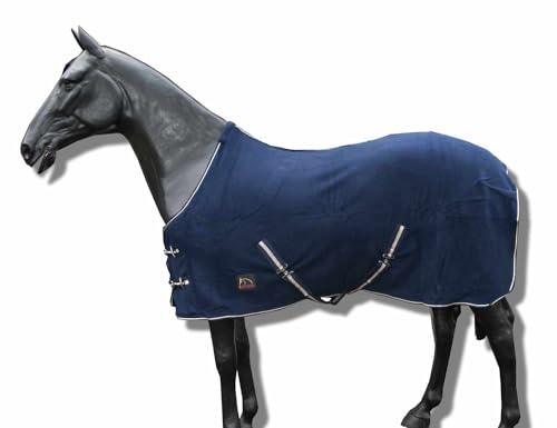 AMKA Fleecedecke Abschwitzdecke Transportdecke für Pferde mit Kreuzgurten d.blau AMKA Fleecedecke Abschwitzdecke Transportdecke für Pferde mit Kreuzgurten d.blau von AMKA