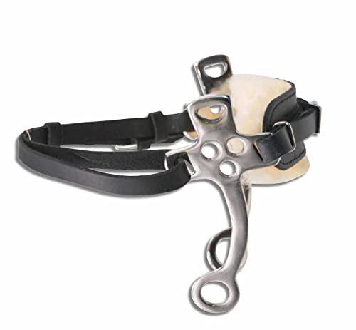 AMKA Hackamore Classic Edelstahl extra weich gepolstert schwarz von Reitsport Amesbichler