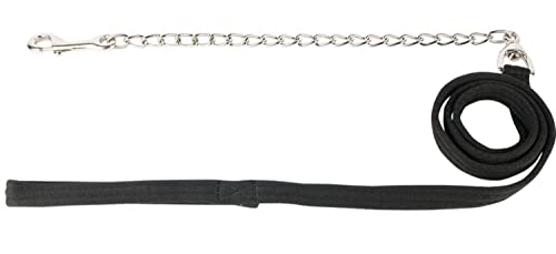 AMKA Harry`s Horse Halfterführstrick mit Kette 55 cm lang Führleine Führzügel schwarz von AMKA