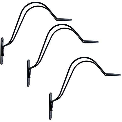 AMKA Helmhalter 3er Set Helm-Ablage Fahrradhelm Motorradhelm Wandhalter 056408B von AMKA