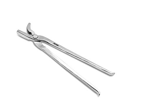 AMKA Huf Nagelzange Nietzange Krokodilzange Edelstahl 33 cm lang 5 cm Öffnung von AMKA