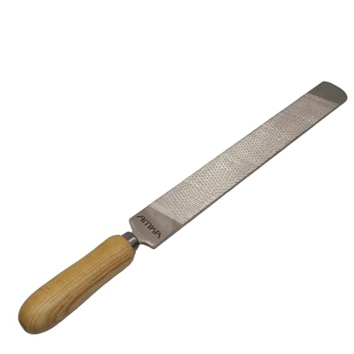 AMKA Hufraspel mit Holzgriff doppelseitig fein- und grobkörnig AMKA Hufraspel mit Holzgriff doppelseitig fein- und grobkörnig von AMKA