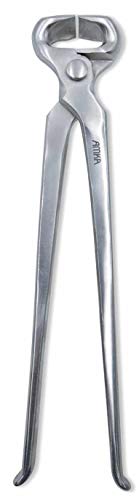 AMKA Hufschneidezange mit speziellen halbrunden Backen, schräger Ansatz 12 Zoll 31 cm Edelstahl von AMKA