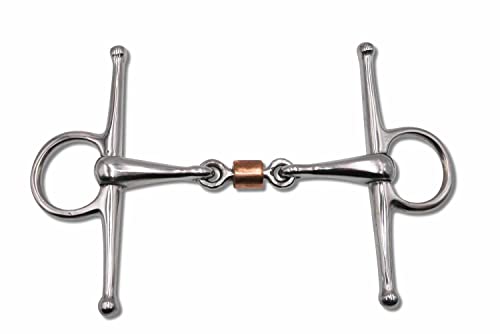 AMKA Knebeltrense Schenkeltrense doppelt gebrochen mit Kupferrolle Edelstahl Stärke 15 mm Ringe 45 mm AMKA Knebeltrense Schenkeltrense doppelt gebrochen mit Kupferrolle Edelstahl Stärke 15 mm Ringe 45 mm von AMKA