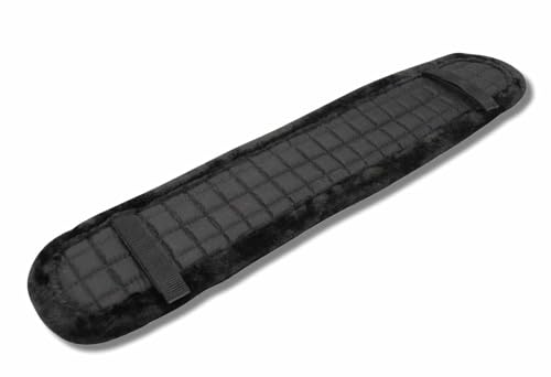 AMKA Longiergurtunterlage Pad schwarz abgesteppt weich gepolstert 110 cm von AMKA