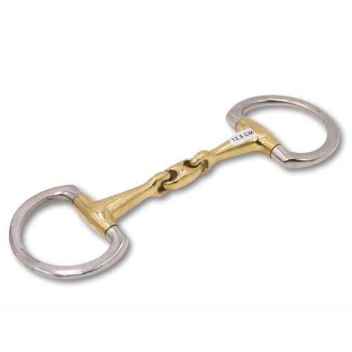 AMKA Olivenkopfgebiss doppelt gebrochen Argentan 16 mm 70 mm Ringe flach AMKA Olivenkopfgebiss doppelt gebrochen Argentan 16 mm 70 mm Ringe flach von AMKA