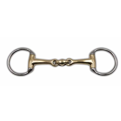 AMKA Olivenkopfgebiss doppelt gebrochen Argentan 16 mm von AMKA