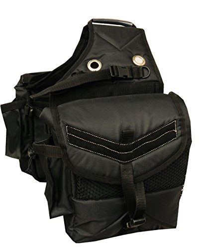 AMKA Satteltasche Packtasche für Pferde wattiert mit 4 seitlichen Taschen 013/88 von AMKA