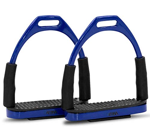 AMKA Steigbügel mit Gelenk dunkelblau Sicherheitssteigbügel Steigbügel Flexible Safety Stirrups Horse Riding AMKA Steigbügel mit Gelenk dunkelblau Sicherheitssteigbügel Steigbügel Flexible Safety Stirrups Horse Riding von AMKA