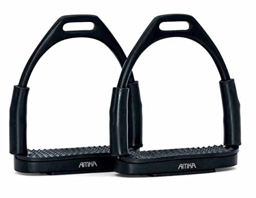 AMKA Steigbügel mit Gelenk schwarz Sicherheitssteigbügel Steigbügel in 10, 12 und 13 cm Trittweite AMKA Steigbügel mit Gelenk schwarz Sicherheitssteigbügel Steigbügel in 10, 12 und 13 cm Trittweite von AMKA