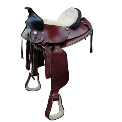Alabama Westernsattel für Großpferde beige/braun von AMKA
