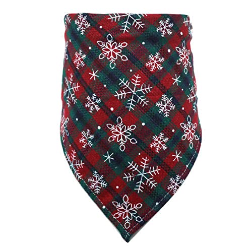 Bandanas für Hunde Weihnachten Hund Bandana Haustierbedarf Hunde Haustiere Bandanas Schal Kleine Hunde Lätzchen Baumwolle Hundezubehör 3 Stück E M von AMOIZH