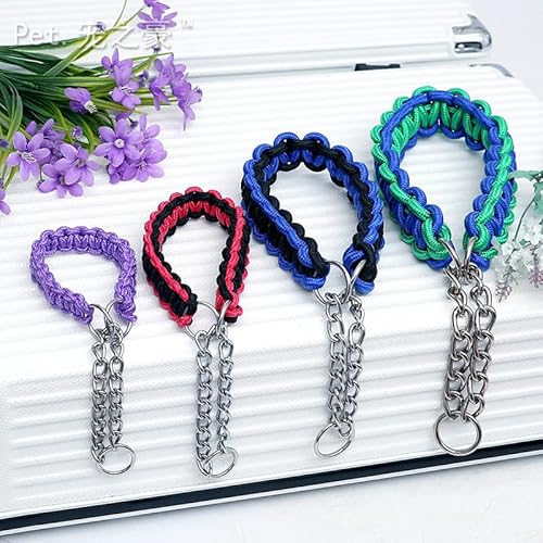Hundehalsband, farbiges Hundehalsband, großer Hund, Schäferhund, verstellbar, für mittelgroße und große Hunde, 2 Stück, rot, XL 50 bis 65 cm Hundehalsband, farbiges Hundehalsband, großer Hund, Schäferhund, verstellbar, für mittelgroße und große Hunde, 2 Stück, rot, XL 50 bis 65 cm von AMOIZH
