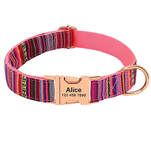 Hundehalsband Nylon Haustier Hundehalsband Benutzerdefiniertes Namensschild ID Tag Zubehör Hundehalsbänder Graviert Kleine Mittel Große Haustiere Halsbänder 1 Stück 03 L Hundehalsband Nylon Haustier Hundehalsband Benutzerdefiniertes Namensschild ID Tag Zubehör Hundehalsbänder Graviert Kleine Mittel Große Haustiere Halsbänder 1 Stück 03 L von AMOIZH