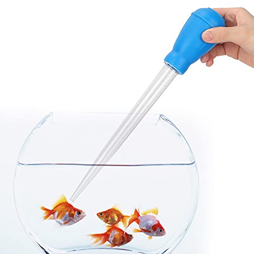 AMONIDA Aquarium Saugrohr Rohrpumpe Gerät reinigen Wasserwechselmessung Aquarium Wasseraustauscher, Fischlagerung für Aquarium Haushalt für Aquarium(Blue) von AMONIDA