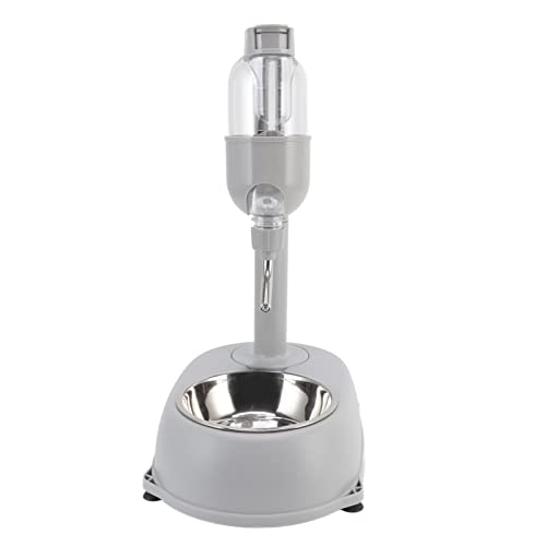 AMONIDA Auto Pet Standing Water Dispenser Bowl, Abnehmbarer 2-in-1 Pet Standing Water Dispenser Bowl 500ml Höhenverstellbar für Hunde von AMONIDA