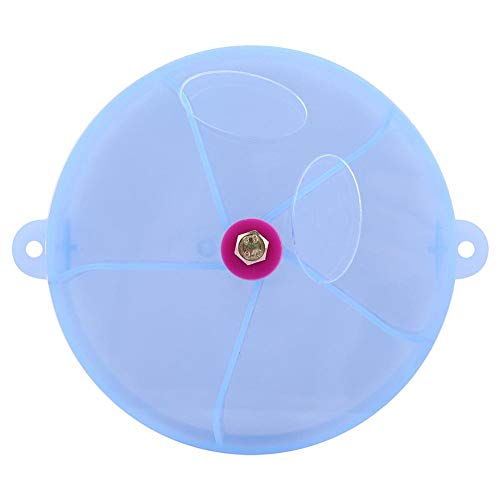AMONIDA Bird Pet Foraging Feeder, Vogelfutterhaus, Papageienspielzeug, 5 Steckplätze Bird Pet Feeder Vogelkäfigtrinker Wheel Feeder, Bird Feed Toy, für Starling Cockatiels(Blue) von AMONIDA