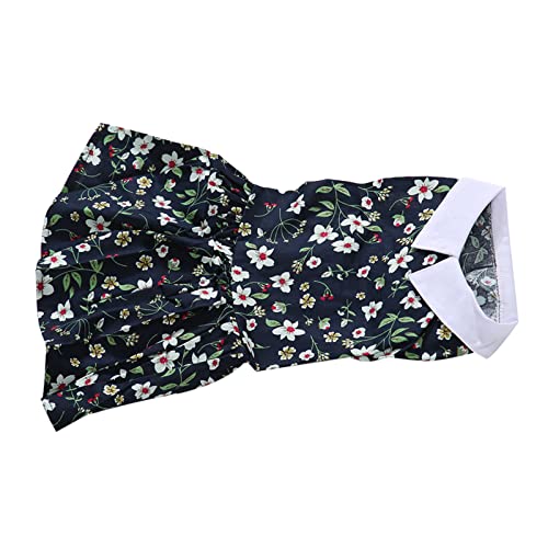 AMONIDA Blumen-Welpenkleid, Atmungsaktives Hundekleid, Weich, Modisch für den Sommer Zum Fotografieren (L) von AMONIDA