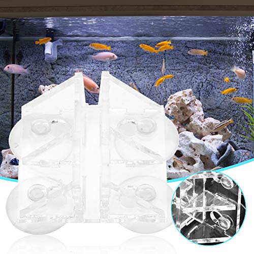 AMONIDA Brettclip, hochwertiger, haltbarer Cliphalter, Fischteich-Aquarium-Saugnapf für Aquarium(small) von AMONIDA