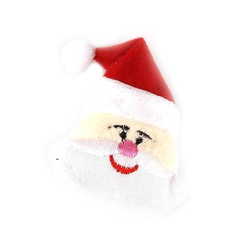 AMONIDA Gefülltes Haustier-Kauspielzeug, Weihnachtliches Weiches Plüschtier, Perfekte Größe, Bezaubernd, Feines Nähen, für Kleine Katzen Zum Täglichen Spielen (Weihnachtsmann) von AMONIDA