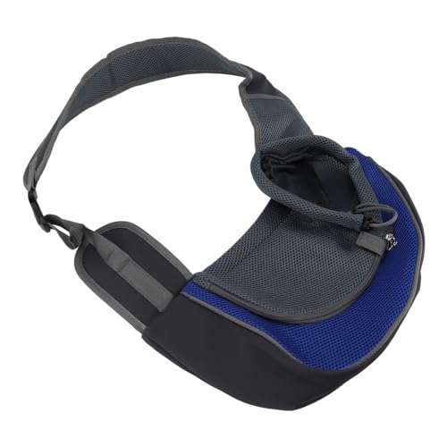 AMONIDA Haustier-Schultertragetasche, Sicherer, Belüfteter, Tragbarer, Leichter Schal für Reisen (Blau) von AMONIDA