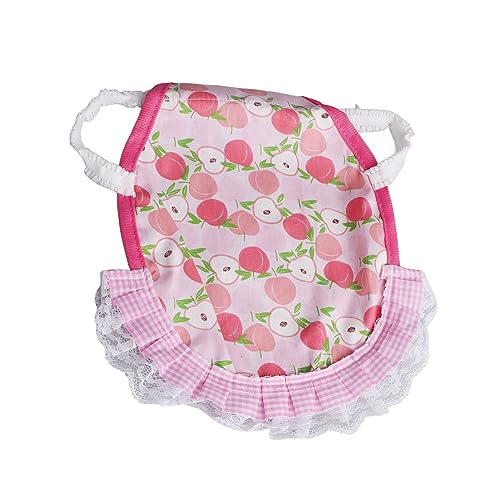 AMONIDA Hühner-Sattelschürze, Baumwolle, Niedliche, Freie Größe, Hühnerfeder-Fixierer, Flügel-Rückenschutz, Einfache Reinigung für Geflügel (Pfirsich) von AMONIDA