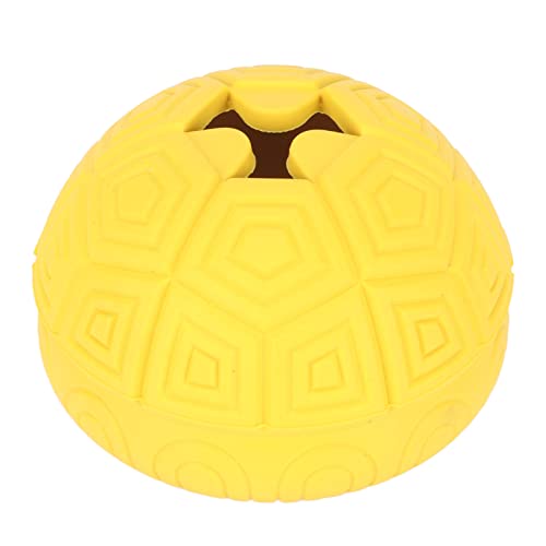 AMONIDA Hundefutter-Spenderspielzeug, Schildkrötenpanzer-Zähneknirschen Interessanter Interaktiver Haustier-Leckerli-Ball für das Welpentraining (Groß) von AMONIDA