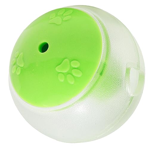 AMONIDA Hundespielzeugball, Hochsicheres Spielzeug Zur Futterausgabe, TPR, Langlebig, Leicht, Endloser Spaß für die Familie (Grün 3 kg Anfänger) von AMONIDA