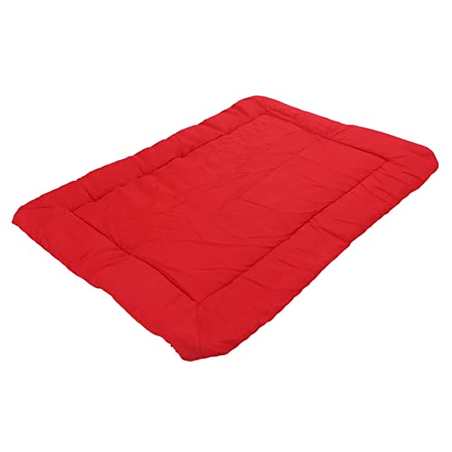 AMONIDA Outdoor-Hundematte, Tragbares, Wasserdichtes, Komfortables, Faltbares Outdoor-Hundebett für das Auto (Rot) von AMONIDA