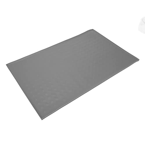 AMONIDA Pet Bowl Pad, Pet Feeding Mat, Einfache Reinigung, Lebensmittelqualität, Umweltschutz, Wasserdichter Silikon-Schutzboden für Katzenfutter (Grau) von AMONIDA