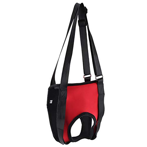 Strady Dog Support Harness, Neopren Dog Lift Harness, Robuste Laufhilfe für Verletzte Hunde für Haustiere (rotes Vorderbein S) von AMONIDA