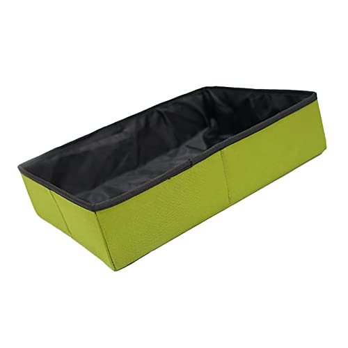 AMONIDA Tragbare Katzen-Reisetoilette, Geruchsfreie Katzen-Reisetoilette, Wasserdichtes Futter, Einfache Reinigung, Auslaufsicher, für den Außenbereich für Kätzchen (L 35 x 45 cm) von AMONIDA