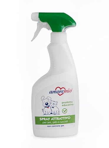 AMORE MIO | Attraktives Spray für Hunde, Katzen und Welpen, pädagogisches Produkt für Katzentraining, Traversin, Pflege-Spray für Haustiere – 500 ml AMORE MIO | Attraktives Spray für Hunde, Katzen und Welpen, pädagogisches Produkt für Katzentraining, Traversin, Pflege-Spray für Haustiere – 500 ml von AMORE MIO