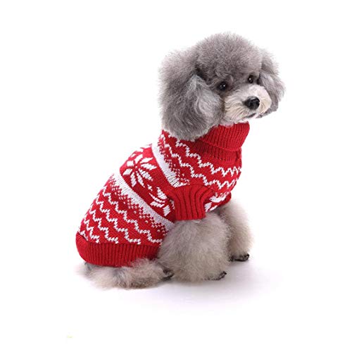AMOYER 1pc Weihnachts Haustier Hund Pullover Strickte Pullover Für Mini Midium Hunde Weiche Warme Nette Hundejacke Wintermantel Rentier AMOYER 1pc Weihnachts Haustier Hund Pullover Strickte Pullover Für Mini Midium Hunde Weiche Warme Nette Hundejacke Wintermantel Rentier von AMOYER