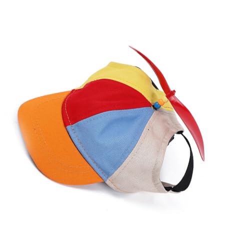 AMSLSIU Baumwolle Pet Propeller Hut Bunte Abnehmbare Nette Sunproof Einstellbare Outdoor Dekorative Baseball Kappe Liefert, Orange, S AMSLSIU Baumwolle Pet Propeller Hut Bunte Abnehmbare Nette Sunproof Einstellbare Outdoor Dekorative Baseball Kappe Liefert, Orange, S von AMSLSIU