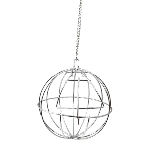 AMSLSIU Edelstahl Kleintier Gräser Fütterungsball, tragbar, zum Aufhängen, Anti Rost, galvanisiert, für Zuhause, Snack Zubringer Spielzeug AMSLSIU Edelstahl Kleintier Gräser Fütterungsball, tragbar, zum Aufhängen, Anti Rost, galvanisiert, für Zuhause, Snack Zubringer Spielzeug von AMSLSIU