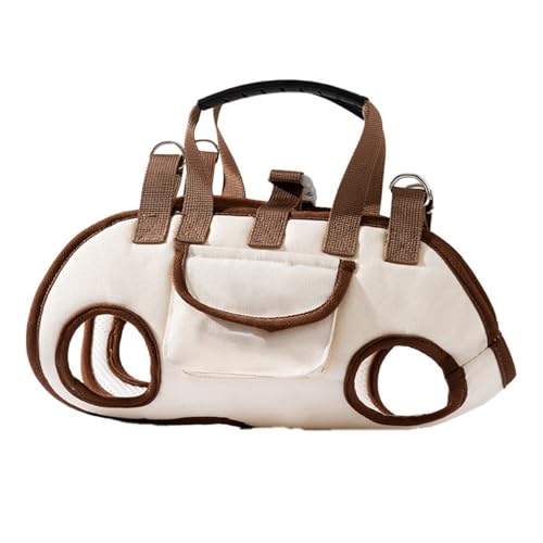 AMSLSIU Hund Freihändige tragbare Haustiergurte, für Hunde und diagonale Kreuzhandtasche, Tasche, Outdoor Katzenkäfig, atmungsaktiv in DREI, M von AMSLSIU
