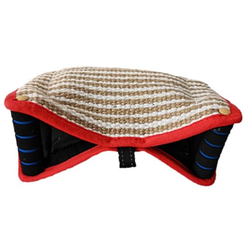 AMSLSIU Reißfeste Trainingshülle, langlebige Jute Hunde Beißhülle, Traktor Hundetraining, Jute Hunde Trainings Beißhülle, roter Rand AMSLSIU Reißfeste Trainingshülle, langlebige Jute Hunde Beißhülle, Traktor Hundetraining, Jute Hunde Trainings Beißhülle, roter Rand von AMSLSIU