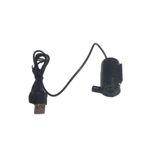 AMSLSIU USB Mikro Tauch Mini Kompakt Wasserpumpe, geräuscharm, Glatte Oberfläche, für Aquarien, Brunnen, Garten, DC 5 V, DIY AMSLSIU USB Mikro Tauch Mini Kompakt Wasserpumpe, geräuscharm, Glatte Oberfläche, für Aquarien, Brunnen, Garten, DC 5 V, DIY von AMSLSIU