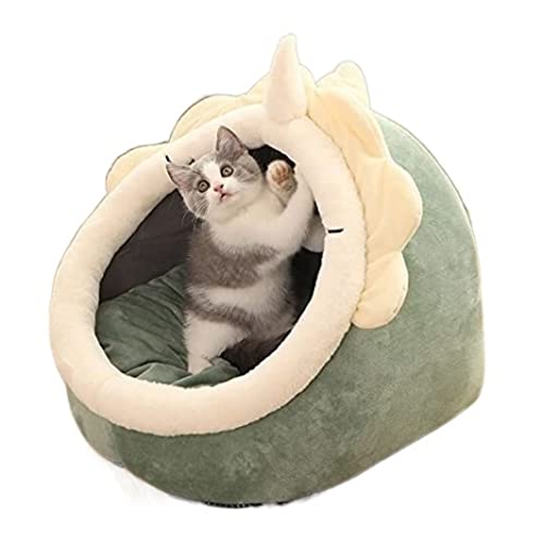 Hundebett Katzenbett Haustierbett Haustierbett, Süßes Katzenbett, Warmer Haustierkorb, Gemütliches Kätzchen, Liege, Kissen, Katzenhaus, Zelt, Sehr Weich, Hundematte, Tasche, Haustierhaus Hundesofa Hun von AMYSTY